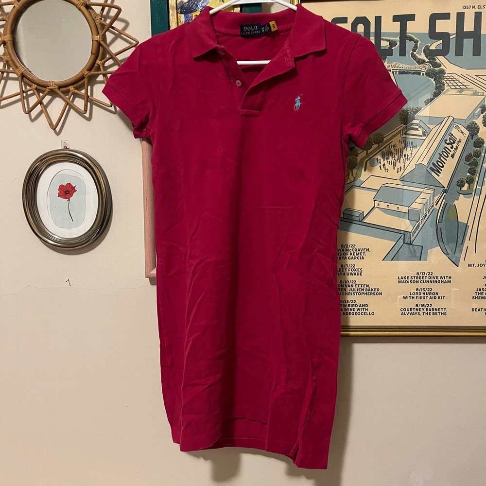 Polo by Ralph Lauren Women's Red Polo Dress